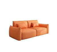 KIBONCY 2-Seater Minimalist Loveseat Sofa, Cozy, Armrest Couch with Soft Pillows, Modern Upholstered for Living Room & Apartment(5,145x80x78cm)