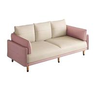 KIBONCY 3-in-1 Convertible Sofa Bed, Skin-Friendly Scratch-Resistant Tech Fabric Sleeper Couch,Sturdy Wood Frame & Metal Legs, for Small Space Apartment(D,252cm)