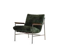 KIBONCY Accent Chair，Mid-Century Modern Armchiar Small Space,Comfy Sling Chair for Bedroom,Living Room,Reading(B)