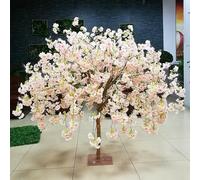 KIBONCY Albero di rododendro artificiale con simulazione del tronco reale Alberi in fiore di ciliegio Decorazione interna Modellazione dell'albero Centro commerciale Paesaggio Matrimonio(I,2M)