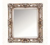 KIBONCY Antique Decorative Mirror, Small Vanity for Makeup Wall Decor Mirrors, for Entryway, Living Room(C,30x35cm)