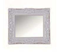 KIBONCY Antique Decorative Mirror, Small Vanity for Makeup Wall Decor Mirrors, for Entryway, Living Room(D,38x43cm)