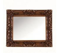 KIBONCY Antique Decorative Mirror, Small Vanity for Makeup Wall Decor Mirrors, for Entryway, Living Room(B,45x55cm)