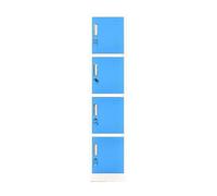 KIBONCY Armadietto Verticale Multi-griglia In Metallo, Organizer Impilabile Con Serratura For La Classificazione Delle Merci Quotidiane Multiutente(Style2,4-180 * 38 * 42)
