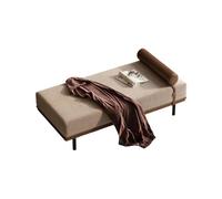KIBONCY Bed End Bench with Leather Accents - Contemporary Accent Seat for Bedroom, Living Room, Entryway Sturdy Solid Wood Legs, Low Maintenance(A,190x80x42cm)