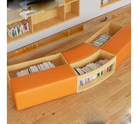 KIBONCY Biblioteca A Forma Di S Sala Lettura Della Scuola Libreria Combinata In Legno Massello A Arco, For Reception Dalla Semplice E Unica, Divano, Isola Dei Libri(B)