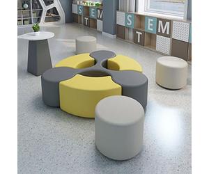 KIBONCY Biblioteca e centro vendite Hall Sale di lettura Divano creativo irregolare Alleanza for la negoziazione del tempo libero nell'ufficio e nell'area di riposo(C)