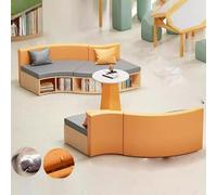 KIBONCY Biblioteca Libro Illustrato Istituto Di Formazione Libreria A Forma Arco Divano Area Riposo Reception E Attesa Scaffale For Riporre La Scuola Materna(C)