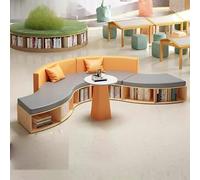 KIBONCY Biblioteca Libro Illustrato Istituto Di Formazione Libreria A Forma Arco Divano Area Riposo Reception E Attesa Scaffale For Riporre La Scuola Materna(B)