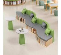 KIBONCY Biblioteca Libro Illustrato Istituto Di Formazione Libreria A Forma Arco Divano Area Riposo Reception E Attesa Scaffale For Riporre La Scuola Materna(H)