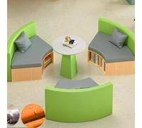 KIBONCY Biblioteca Libro Illustrato Istituto Di Formazione Libreria A Forma Arco Divano Area Riposo Reception E Attesa Scaffale For Riporre La Scuola Materna(I)