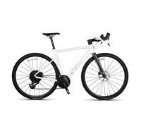 KIBONCY Bike Da Strada Da 700c, 13 Velocità, Telaio In Lega Di Alluminio, Freno a Disco, Bicicletta Da Corsa, Bici Da Pendolare Per Adulti, Uomini, Donne Senior Junior White-XS