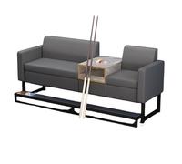 KIBONCY Billiard Spectator Sofa, Ergonomic Lounge Couch with High-Density Sponge & Heavy-Duty Metal Frame, Comfortable Seating for Hall, Game Room(D)