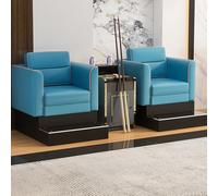 KIBONCY Billiards Room Chair Table PU Leather Sofa with and Chairs Dedicated with Wooden Coffee(1)