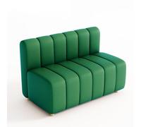 KIBONCY Café Booth Sofas, Restaurant Booth Seating Bench,with Soft Vegan Leather, No Assembly Required,for Western Restaurants and Bars(G)