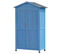 KIBONCY Capannone For Esterni, Grande Armadio For Esterni Con 3 Ripiani, Con Ripiani E Chiusura, Organizer Verticale For Attrezzi For Terrazza Nel Patio Del Cortile(F)