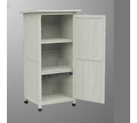 KIBONCY Capannone for esterni in legno, armadietto for attrezzi da giardino impermeabile for scatola di immagazzinaggio for organizzatore di attrezzature da giardino for patio, balcone(A)