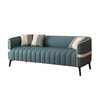 KIBONCY Cat Claw Leather Sofa, Scratch Resistant Faux Couch with Sturdy Metal Legs, 3 Seater with Tufted Back, Upholstery for Family Living Room(C,120cm)