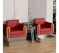 KIBONCY Chair with Integrated Side Table for Drinks Accessories,Billiards Room Premium Seating Set, with Wooden Coffee(3)