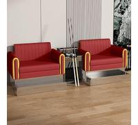 KIBONCY Chair with Integrated Side Table for Drinks Accessories,Billiards Room Premium Seating Set, with Wooden Coffee(9)