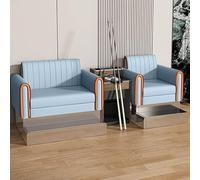 KIBONCY Chair with Integrated Side Table for Drinks Accessories,Billiards Room Premium Seating Set, with Wooden Coffee(4)