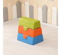 KIBONCY Climbing Toys for Toddlers Foam Blocks for Waterproof Toddler , Baby Jungle Gym Indoor Lightweight, Easy to Clean Play(B)