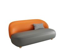 KIBONCY Cloud-Like Curved Sofa,2-3 Seater Stain-Resistant Upholstery,Soft Rounded, for Small Apartments/Home Offices(C,175cm)