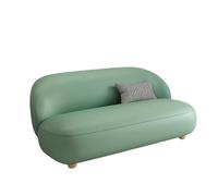 KIBONCY Cloud-Like Curved Sofa,2-3 Seater Stain-Resistant Upholstery,Soft Rounded, for Small Apartments/Home Offices(E,200cm)