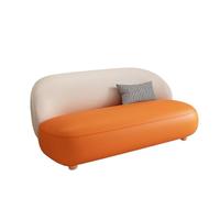 KIBONCY Cloud-Like Curved Sofa,2-3 Seater Stain-Resistant Upholstery,Soft Rounded, for Small Apartments/Home Offices(B,145cm)