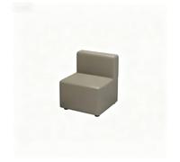 KIBONCY Colorful Modular Sofa Blocks, Customizable Pieces, Comfortable PU Leather Couch Parts for Preschool & Playroom(B)