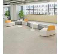 KIBONCY Combinazione Di Divani Da Ufficio Irregolari For Il Tempo Libero,Divano Modulare, Struttura In Legno Massello, For Sala Aziendale, Salone Di Bellezza Di Banca(020)