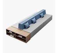 KIBONCY Combinazione di divani for zona d'attesa artistica, sedute modulari moderne dalla forma astratta con flessibilità, perfette for lounge creative, hall di uffici e aree di reception(E)