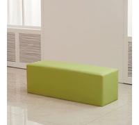 KIBONCY Combinazione Panca Soft-Pack Anti-collisione for Asilo Nido, Sgabello for Divano Imbottito Rettangolare for l'educazione della Prima Infanzia, Sgabello for Cambio Scarpe(120.40.40cm A)