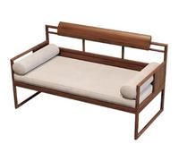 KIBONCY Commercial Chinese-Style Booth Seating, New Chinese-Style Table and Chair Sets for Teahouses, Cafés, Hotels, Restaurants, and Taverns(A 1.6m)