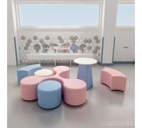 KIBONCY Compilazione di divani creativi dalla forma irregolare della sala di lettura for la negoziazione del tempo libero nell'ufficio e nell'area di riposo delle sale della biblioteca(C)