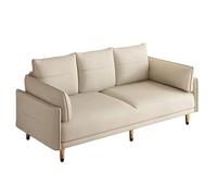 KIBONCY Convertible Futon Sofa Bed, Modern Couch with 2 Pillows, Mid Century Love Seat Couches for Living Room, Bedroom Office Small Space(A,162cm)