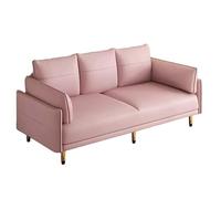 KIBONCY Convertible Sofa Bed 3-in-1, Faux Leather Tech Fabric Sleeper Couch for Small Space Apartment, Sturdy Wood Frame Foldable(B,72cm)