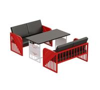 KIBONCY Crea L'atmosfera Perfetta Con Il Nostro Set Musicale Da Bar E L'elegante Combinazione Di Mobili Ristorante, Divano Multiposto In Pelle, For Soggiorno(Multi-colored)