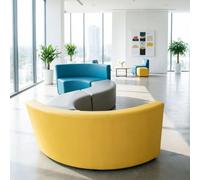 KIBONCY Creative Curved S-Shaped Waiting Room Seating, For Office Lobby