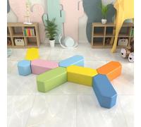 KIBONCY Creative Uniquely Shaped Sofa Set, Sofa Set For Reading And Relaxation Areas In Training Institutions And Libraries.(H)