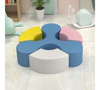 KIBONCY Creative Uniquely Shaped Sofa Set, Sofa Set For Reading And Relaxation Areas In Training Institutions And Libraries.(D)