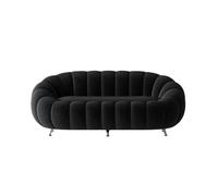 KIBONCY Curved Sofa Overall Pumpkin Shaped Plush Upholstered Couch Cloud, Modern Deep Seat Boucle, for Living Room, Bedroom(6)