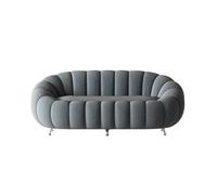 KIBONCY Curved Sofa Overall Pumpkin Shaped Plush Upholstered Couch Cloud, Modern Deep Seat Boucle, for Living Room, Bedroom(7)