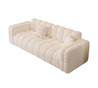 KIBONCY Divanetto a due posti, comodo divano a 2 posti for piccoli spazi, divano imbottito moderno for soggiorno, camera da letto, appartamento, ufficio(A,3.2M)