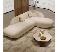 KIBONCY Divani angolari dalla forma irregolare, divani for reception nelle aree di riposo e un lusso leggero e un'atmosfera esclusiva nelle lobby di uffici e hotel(B,2.8m)