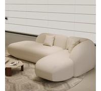 KIBONCY Divani angolari dalla forma irregolare, divani for reception nelle aree di riposo e un lusso leggero e un'atmosfera esclusiva nelle lobby di uffici e hotel(A,2.8m)