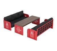 KIBONCY Divani da bistrot in stile industriale, bar for il tè al latte, ristorante a tema caffè, ristorante barbecue e tavoli e sedie da bar(A3)