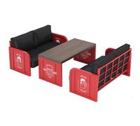 KIBONCY Divani da bistrot in stile industriale, bar for il tè al latte, ristorante a tema caffè, ristorante barbecue e tavoli e sedie da bar(A1)