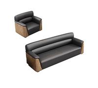 KIBONCY Divani da ufficio moderni, comodi divani imbottiti in ecopelle, for aree reception, riunioni di lavoro e aree relax nei negozi di abbigliamento(D)