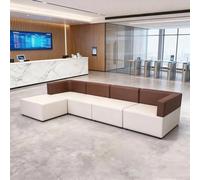 KIBONCY Divani for ufficio modulari creativi,divano lounge minimalista,comodi posti a sedere for reception,per lobby di uffici, biblioteche, gallerie d'arte, scuole(120 * 320CM)